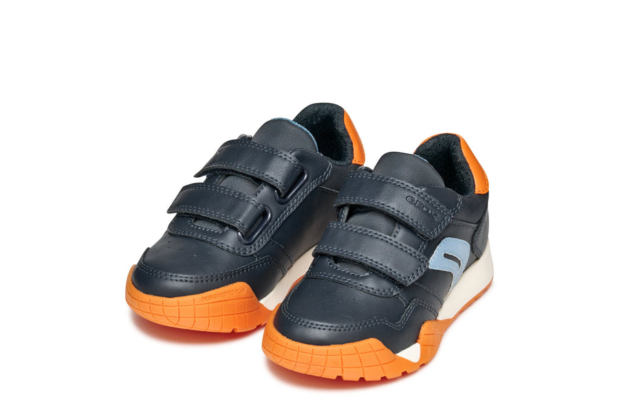 Geox J Rann-e Boy J56NEA 054FU C0659 Navy/Orange Trainer