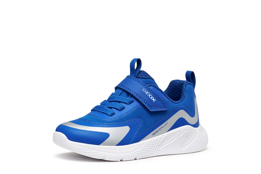 Geox J SPRINTYE BOY J56NXA 0FU54 C4011 Boys Navy Trainer