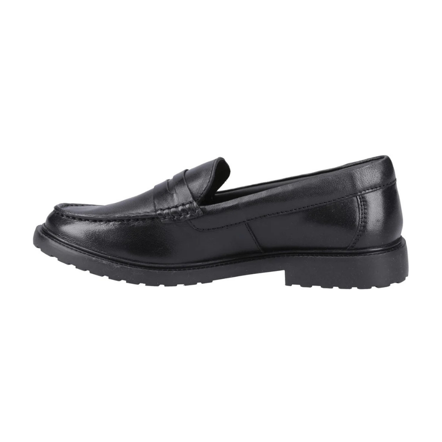 Hush Puppies Verity 35337-71239 Black Slip On School Shoes
