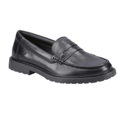 Hush Puppies Verity 35337-71239 Black Slip On School Shoes