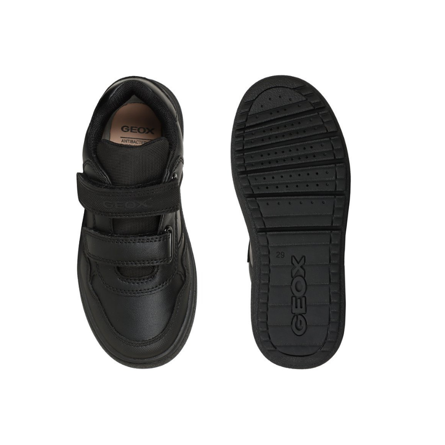 Geox J Theleven J56LDG 054FU Black School Shoes