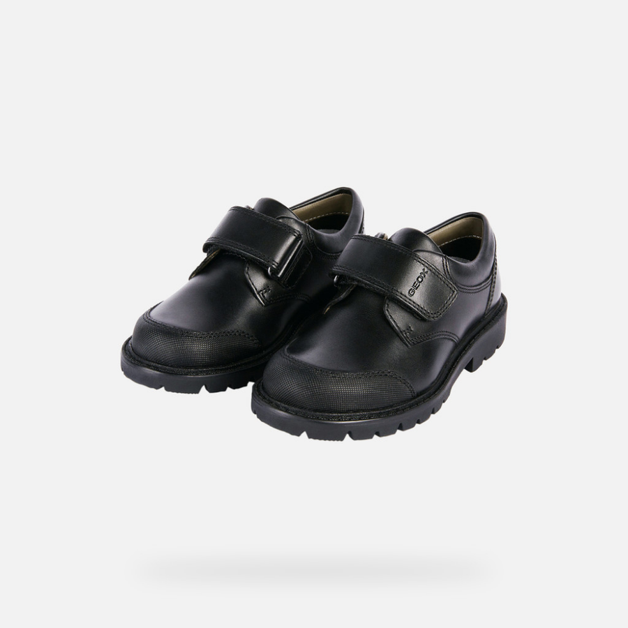 Geox J Shaylax B D J16FAD 043BC Black School Shoes