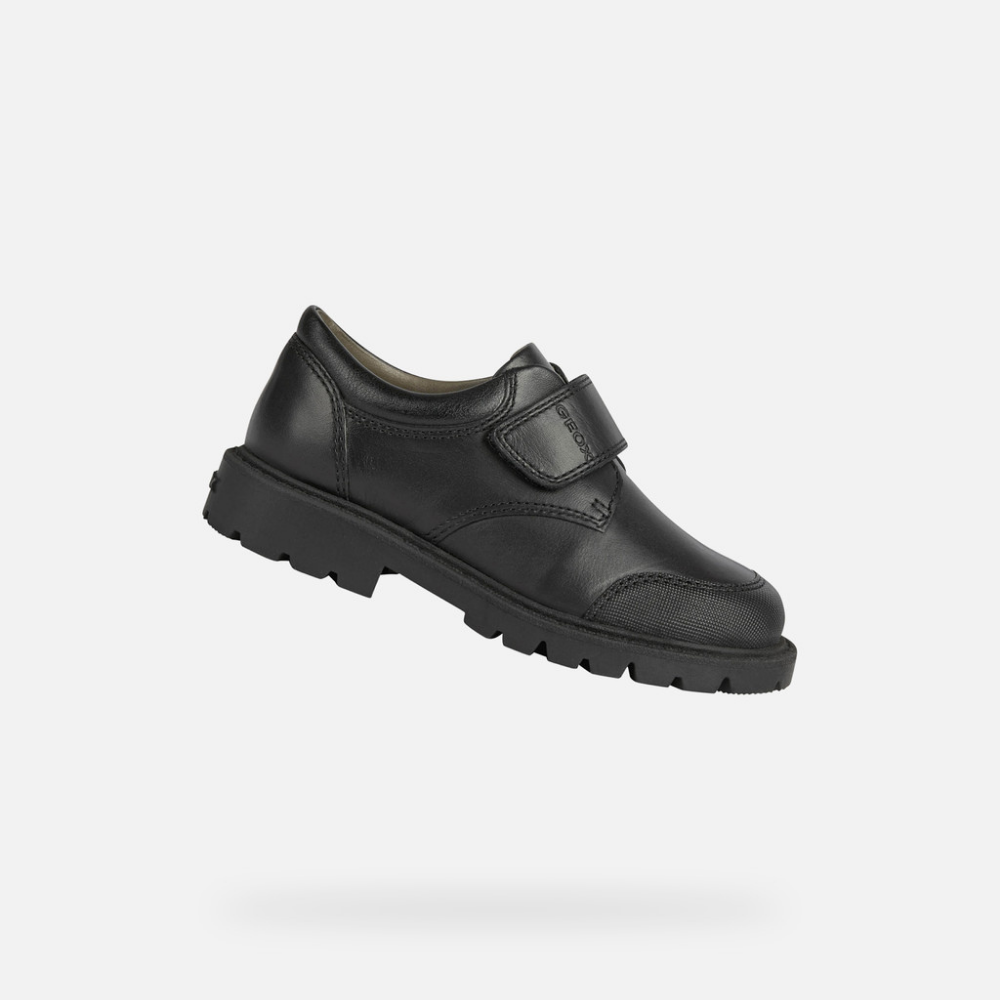 Geox J Shaylax B D J16FAD 043BC Black School Shoes