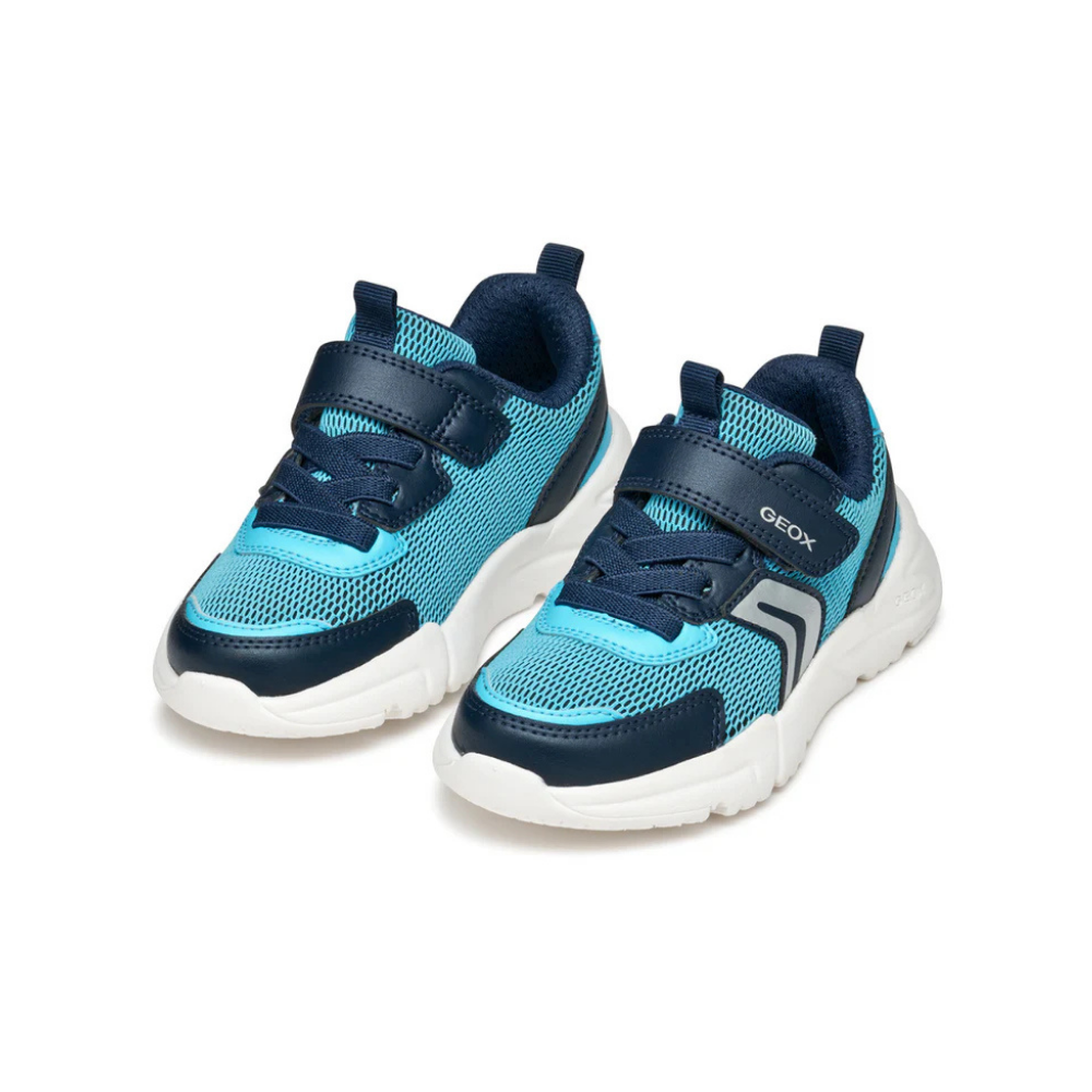 Geox J Loftus A J55MQB 01454 C4317 Sky / Navy Trainers