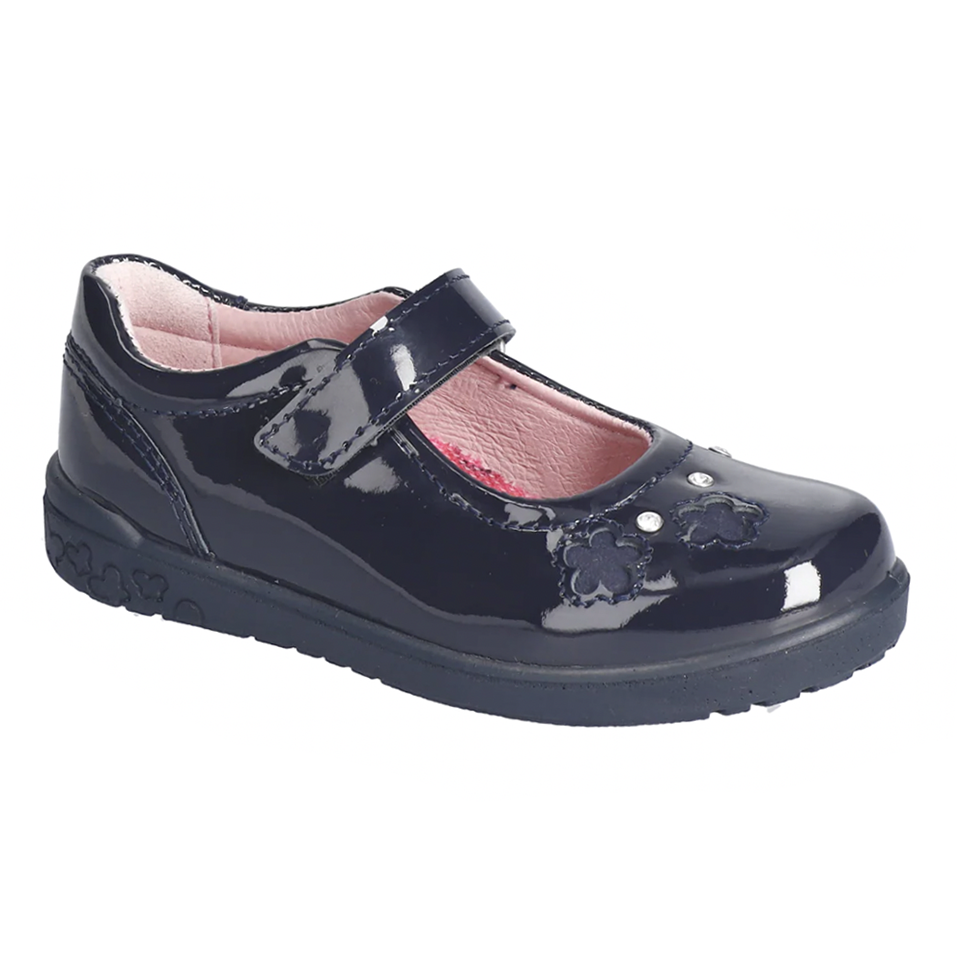 Ricosta Leya Navy Patent 50 8600702/183 School Shoe