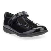 Start-Rite Poppy 2747_3 Black Patent T Bar School Shoe