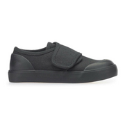 Start-Rite Skip 6529_7 Black Rip-tape Plimsolls F Width