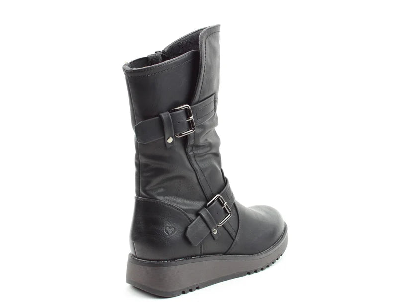 Heavenly Feet Hannah4 Ladies Black Boot