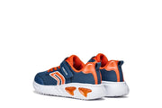 Geox J ASSISTER BOY J45DZC	014CE C4B2T Boys Blue / Orange Trainer