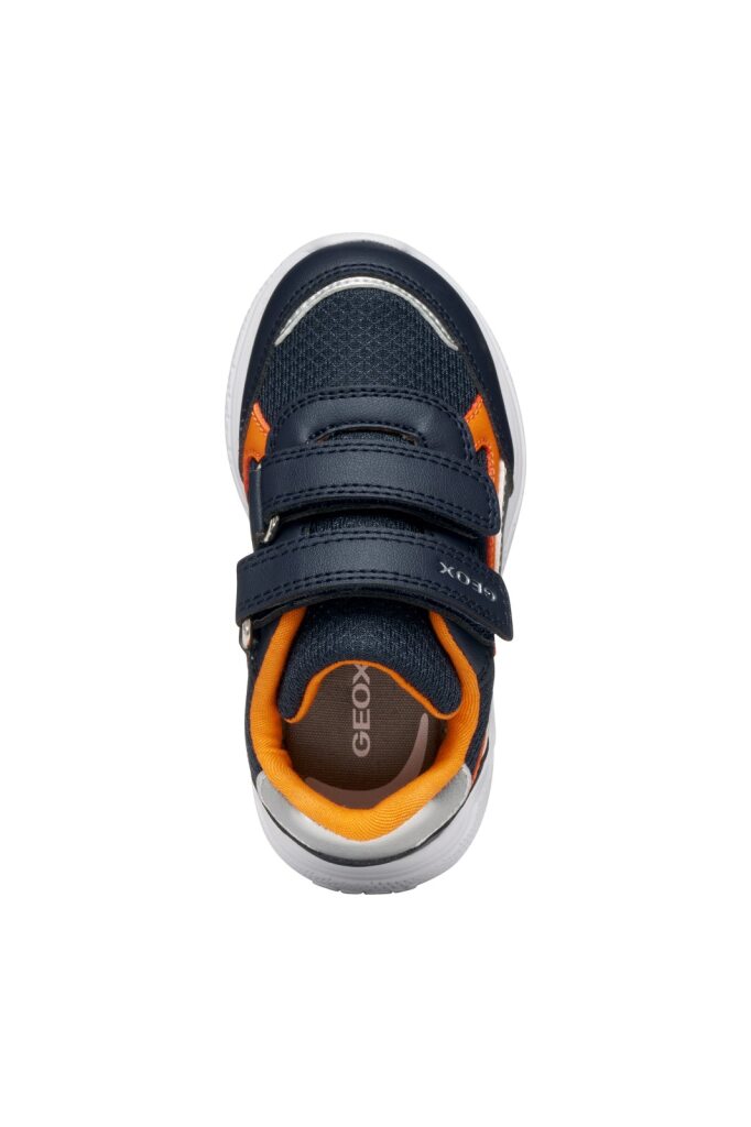 Geox B SPRINTYE BOY C B564UC 0BC14 C0659 Boys Navy / Orange Trainer