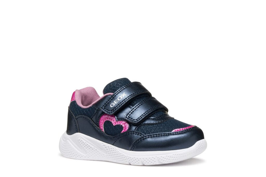 Geox B SPRINTYE GIRL B564TA 0GNAJ C4002 Girls Navy Trainer