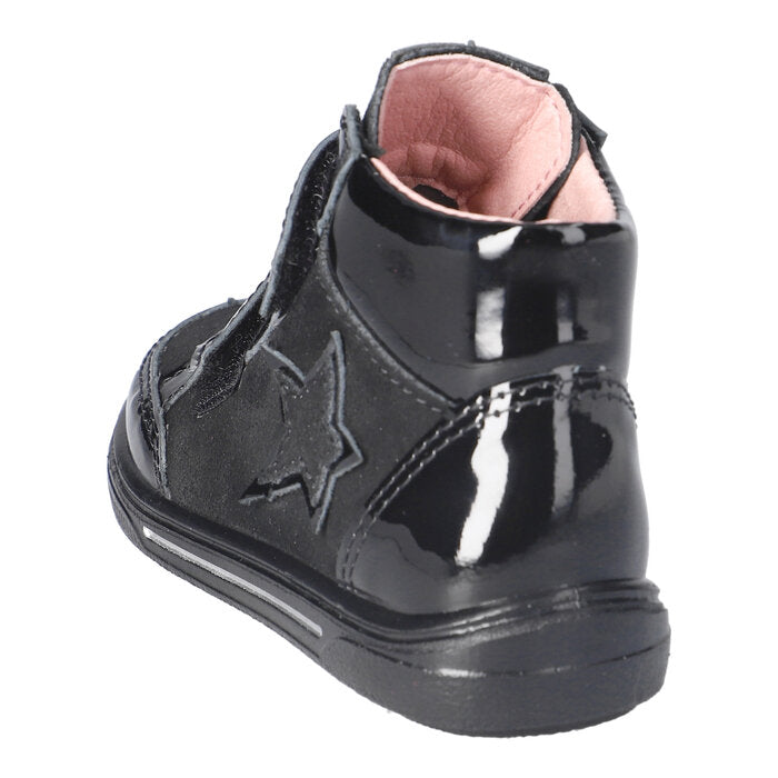 Ricosta Cathy Leather Black School Boot 7303802-090