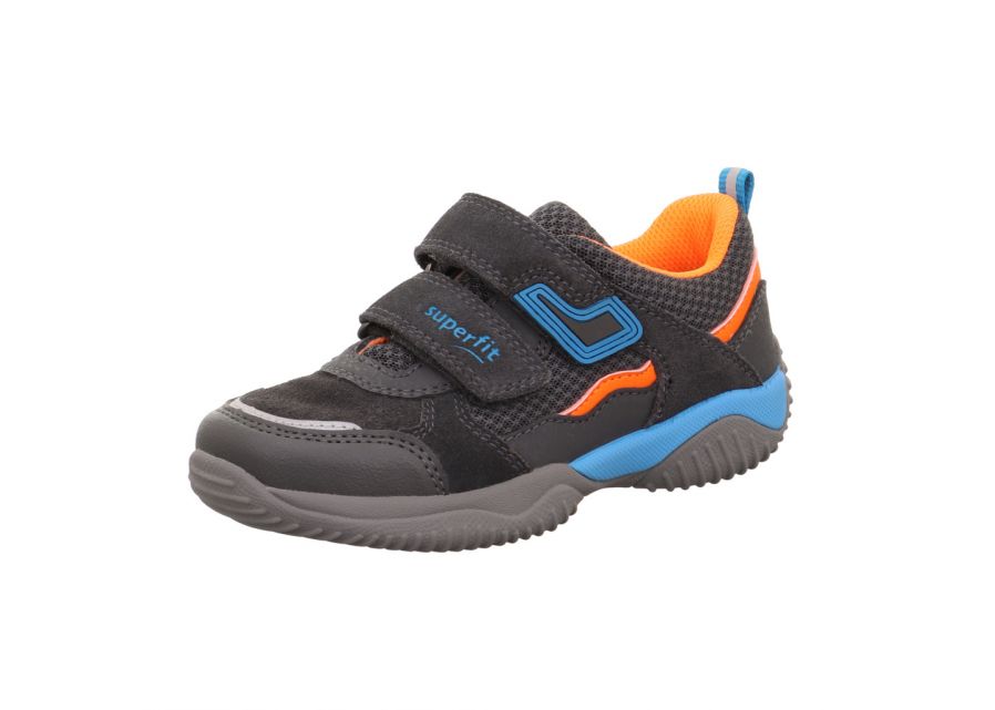 Superfit 1-006391-2000 Storm Grey / Orange Trainer