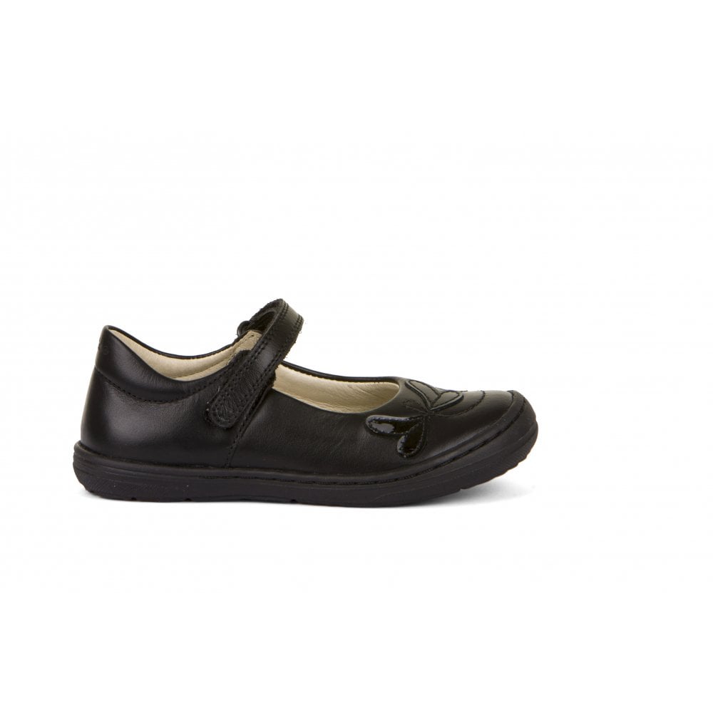 Froddo Mia DF G3140171-1 Black Leather School Shoes