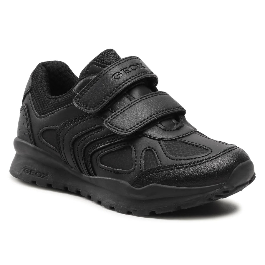 Geox J Pavel B. C J0415C 0BUCE C9999 Black School Shoes