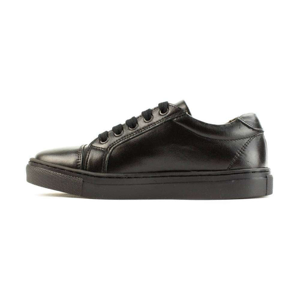 Petasil PEEL 5630/1 Lace Up Black School Shoes