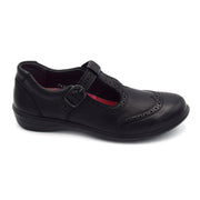 Ricosta OLINA Black Leather School Shoes 8500502