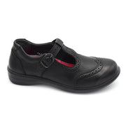 Ricosta OLINA Black Leather School Shoes 8500502