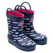 Chipmunks Rio Navy Girls Handled Wellingtons
