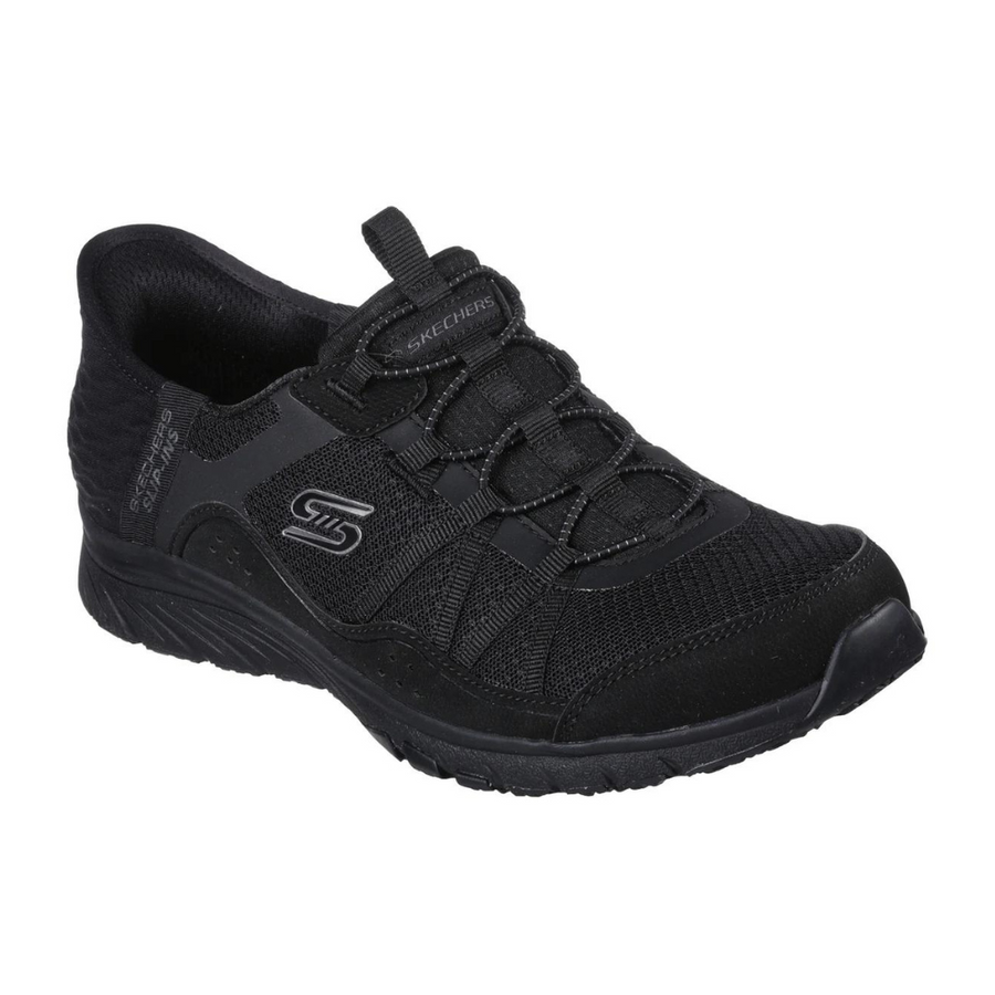 Skechers Gratis Sport Slip-Ins Awe Inspiring 104288 Black Trainers