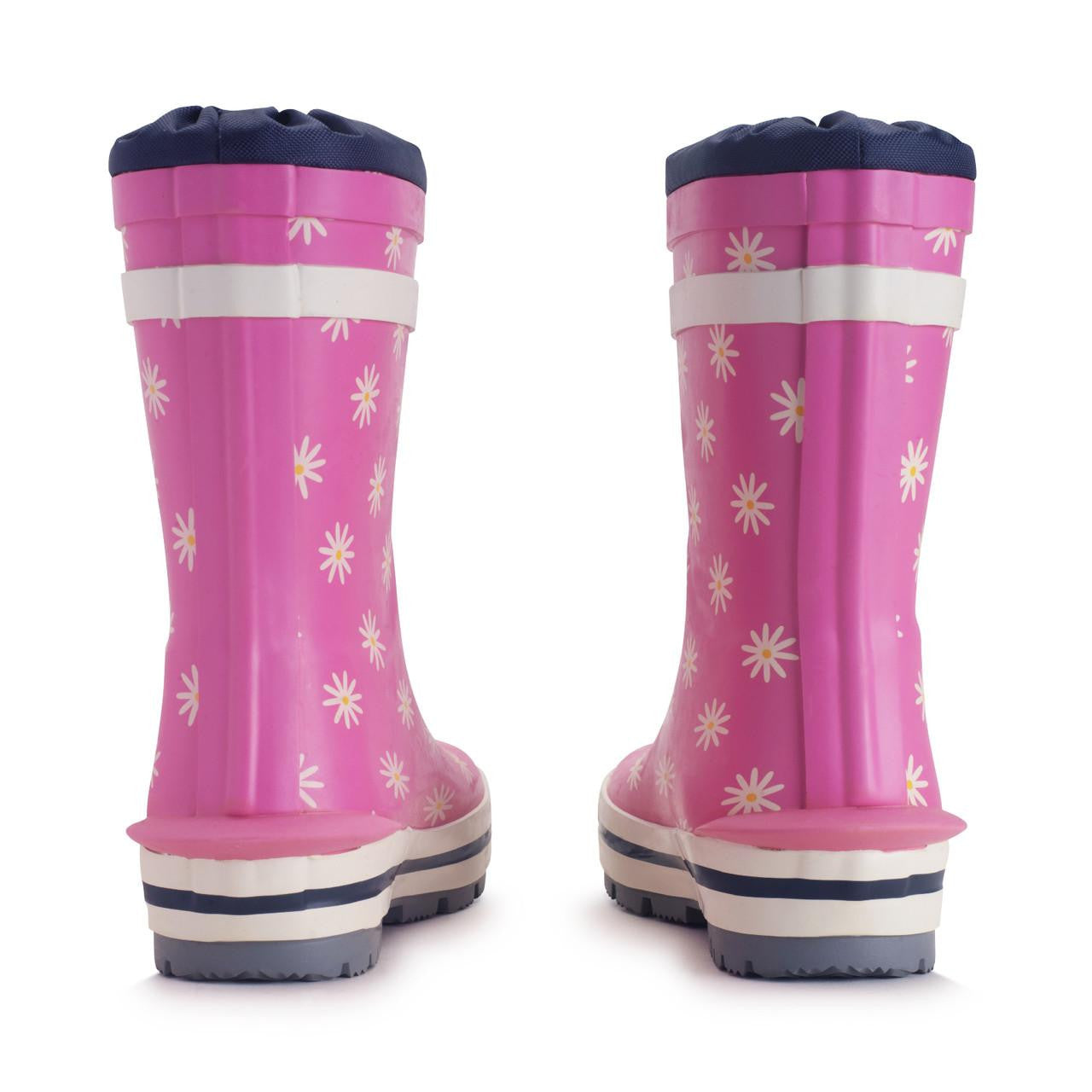 Start-Rite Big Puddle 9934_16 Pink Daisy Girls Wellingtons