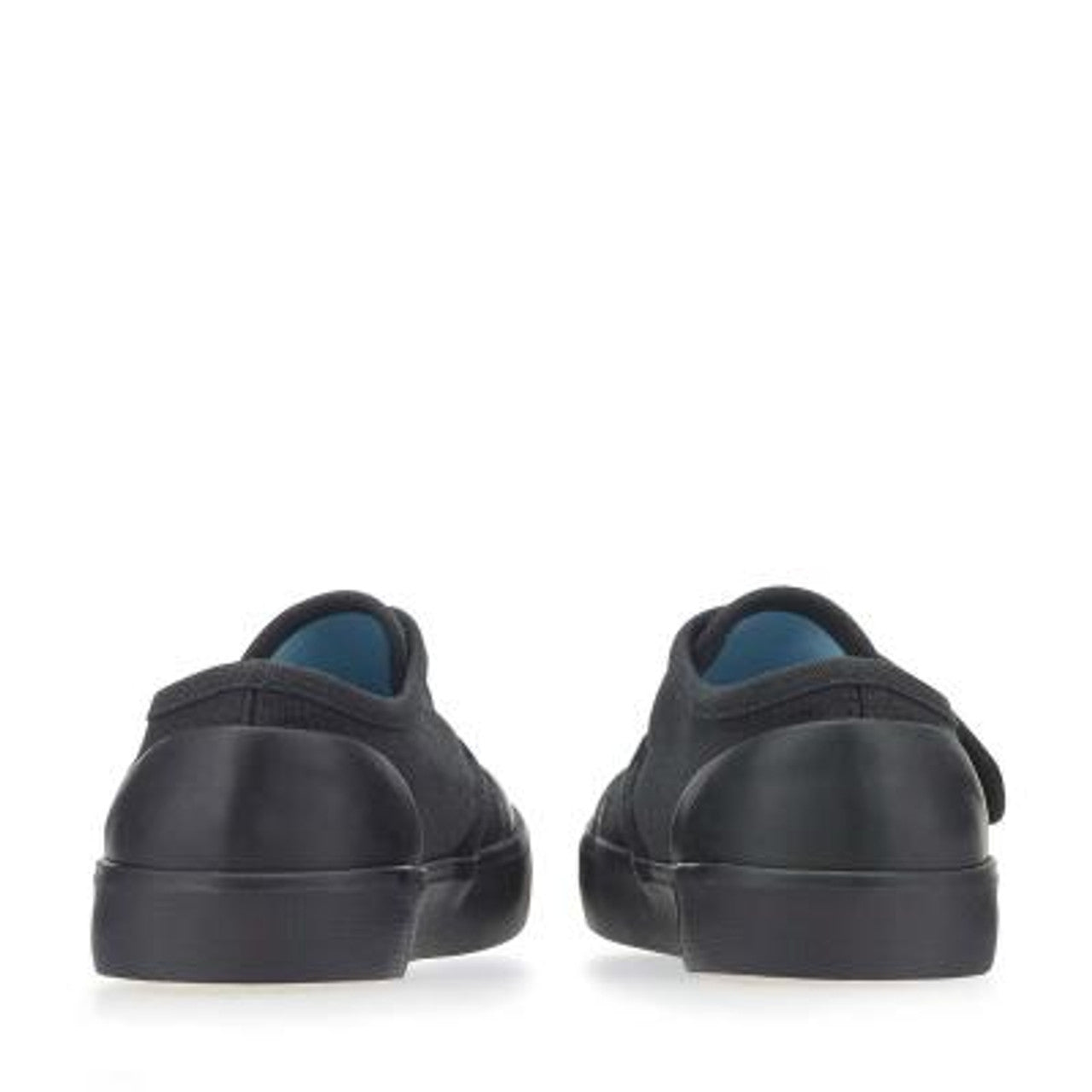 Start-Rite Skip 6529_7 Black Rip-tape Plimsolls F Width